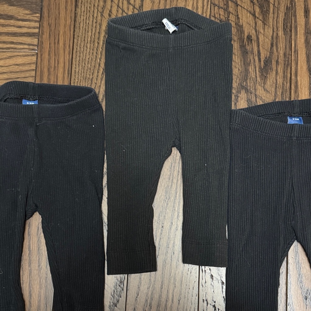 Old Navy Kids Black Leggings Trio - Picture 3 of 7